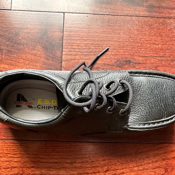 Iron Age e.s.d chip tec steel tip steel toe safety shoes - black 10 1/2 - Picture 5 of 6